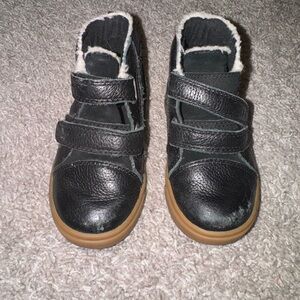 Toddler boy Uggs Velcro booties
